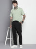 Men's Black Relaxed Fit Casual Chinos