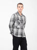 Men's Black Regular Fit Checked Casual Shirt