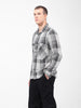 Men's Black Regular Fit Checked Casual Shirt