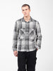 Men's Black Regular Fit Checked Casual Shirt