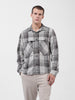 Men's Black Regular Fit Checked Casual Shirt