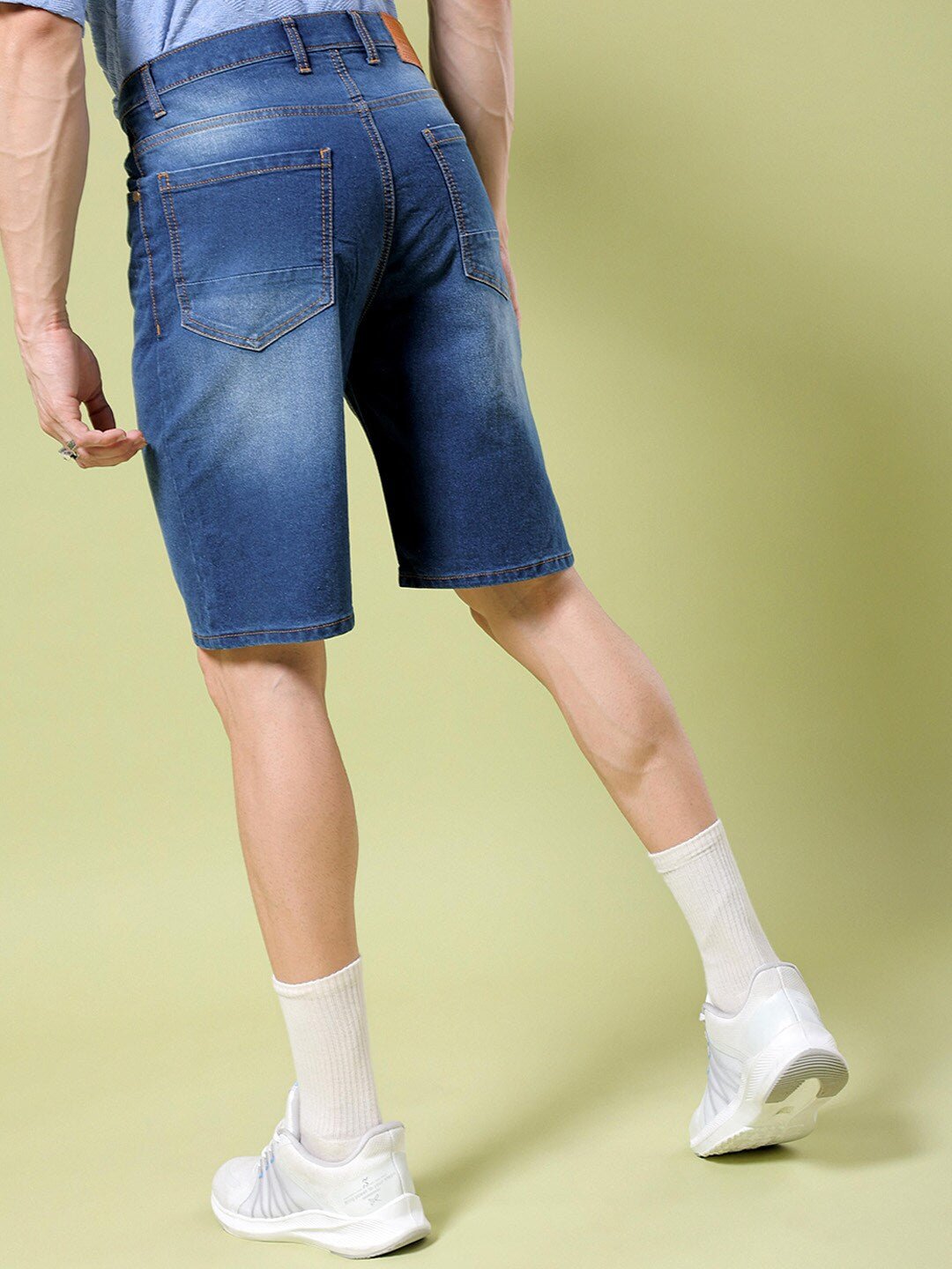 Shop Men Washed Shorts Online.