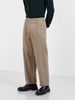 Men's Khaki Relaxed Fit Casual Solid Trousers