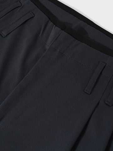 Men's Silver Relaxed Fit Casual Solid Trousers