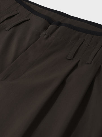 Men's Olive Relaxed Fit Casual Solid Trousers