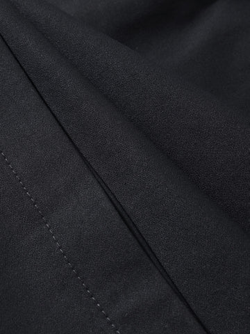 Men's Black Relaxed Fit Casual Solid Trousers