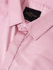 Men's Pink Slim Fit Printed Party Wear Shirt