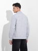 Men's Grey Regular Fit Solid Casual Shirt