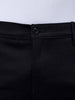 Men's Black Regular Fit Solid Resortwear Chino Shorts