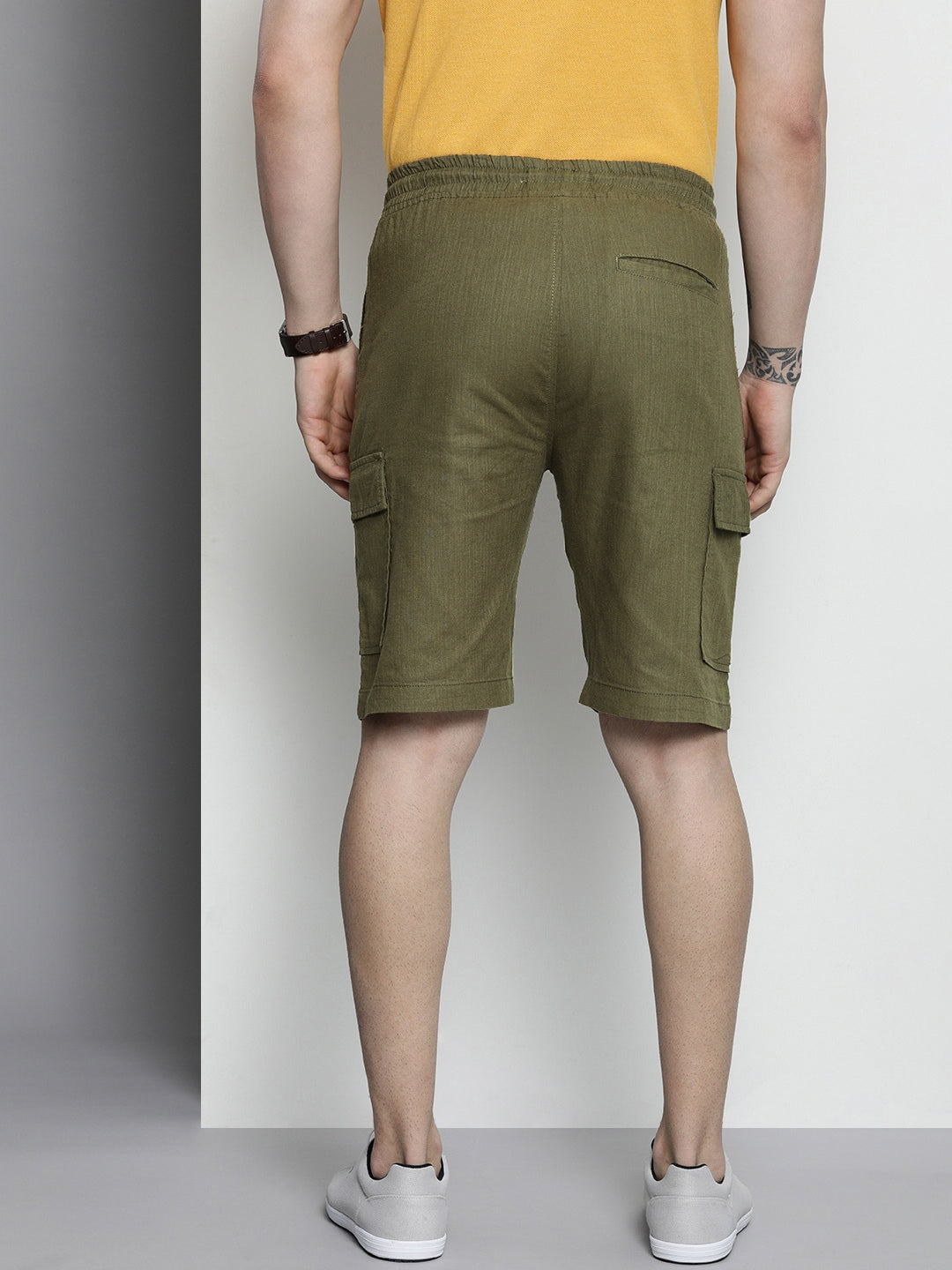 Shop Men Solid Shorts Online.