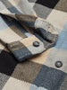 Men's Khaki Relaxed Fit Checked Textured Shirt