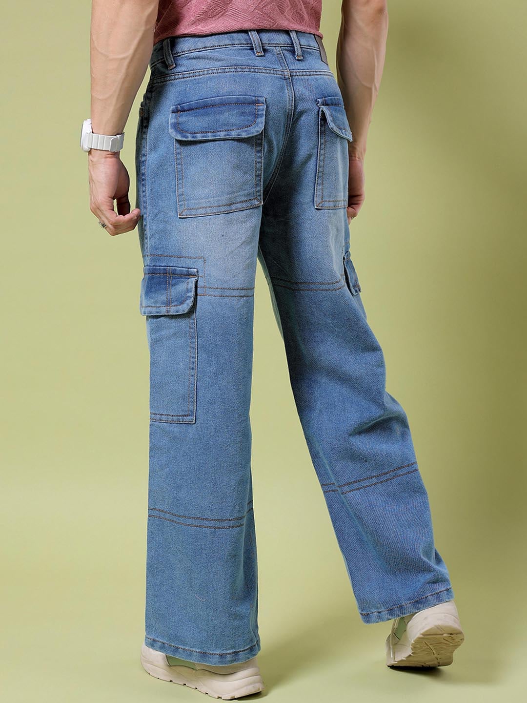 Shop Men Wide Leg Jeans Online.