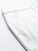 Men's White Regular Fit Casual Chinos