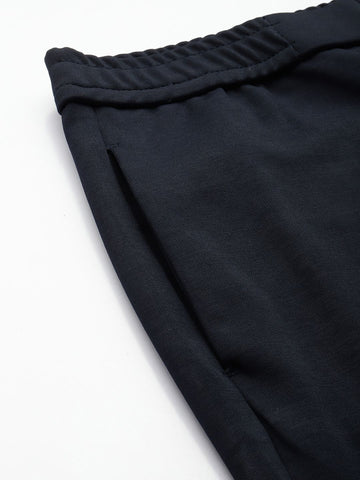 Men's Navy Relaxed Fit Casual Chinos