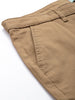 Men's Khaki Regular Fit Casual Chinos
