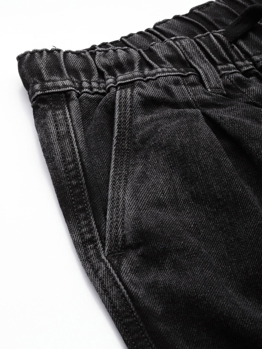 Men's Grey Relaxed Fit Utility Jeans