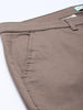 Men's Grey Regular Fit Casual Chinos