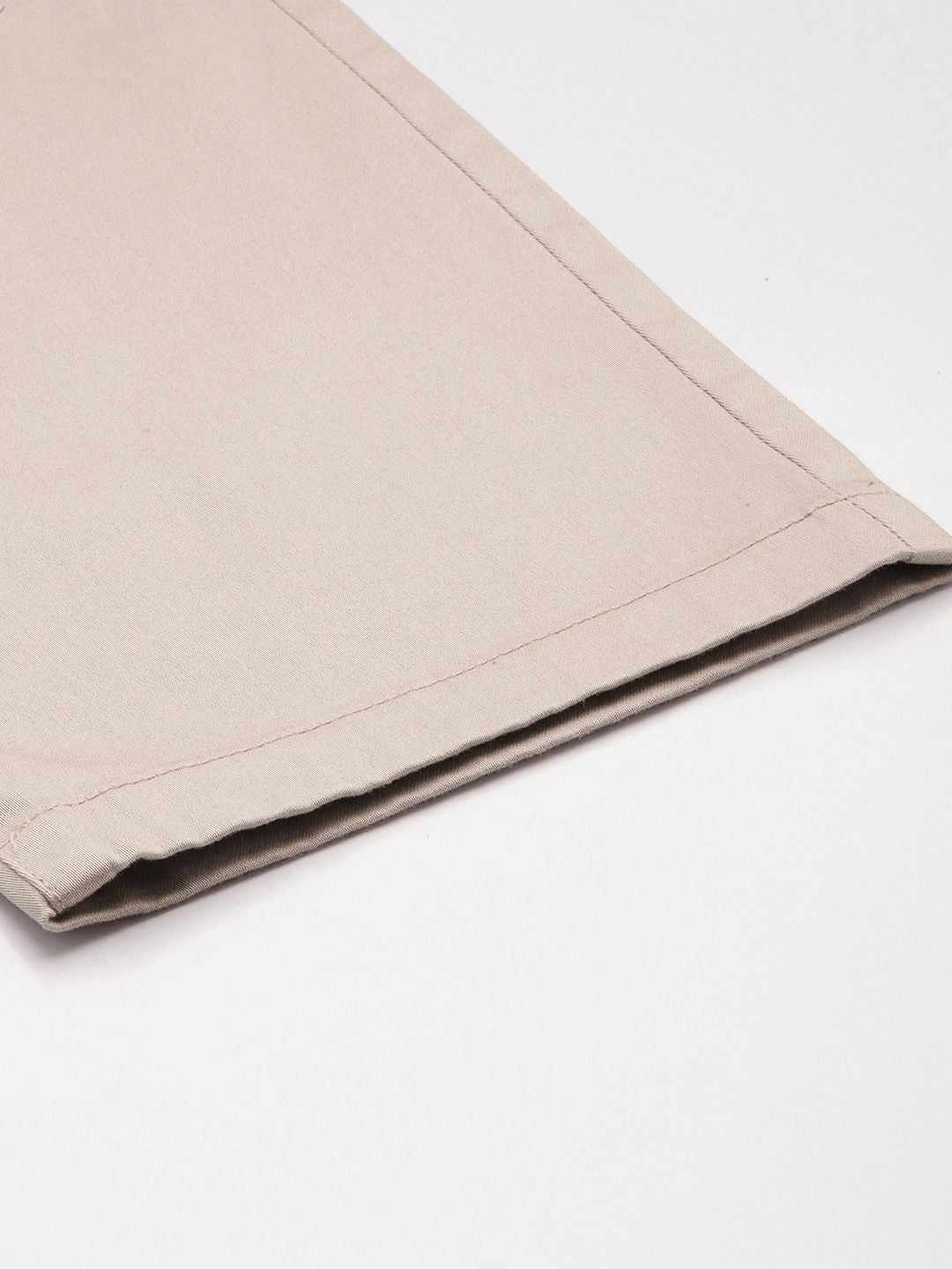 Men's Grey Regular Fit Casual Chinos