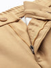 Men's Brown Relaxed Fit Casual Chinos