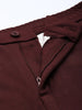 Men's Purple Relaxed Fit Casual Chinos