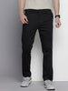 Men's Black Regular Fit Casual Chinos