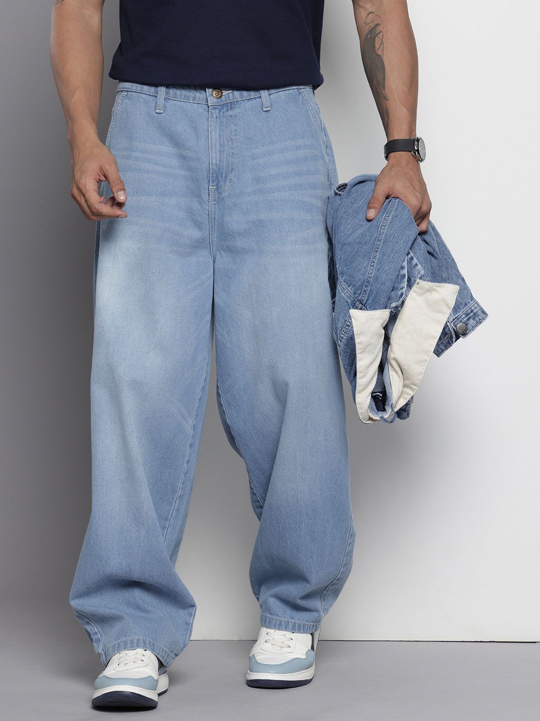 Men's Blue Regular Fit Street Jeans