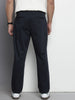 Men's Navy Blue Relaxed Fit Casual Chinos