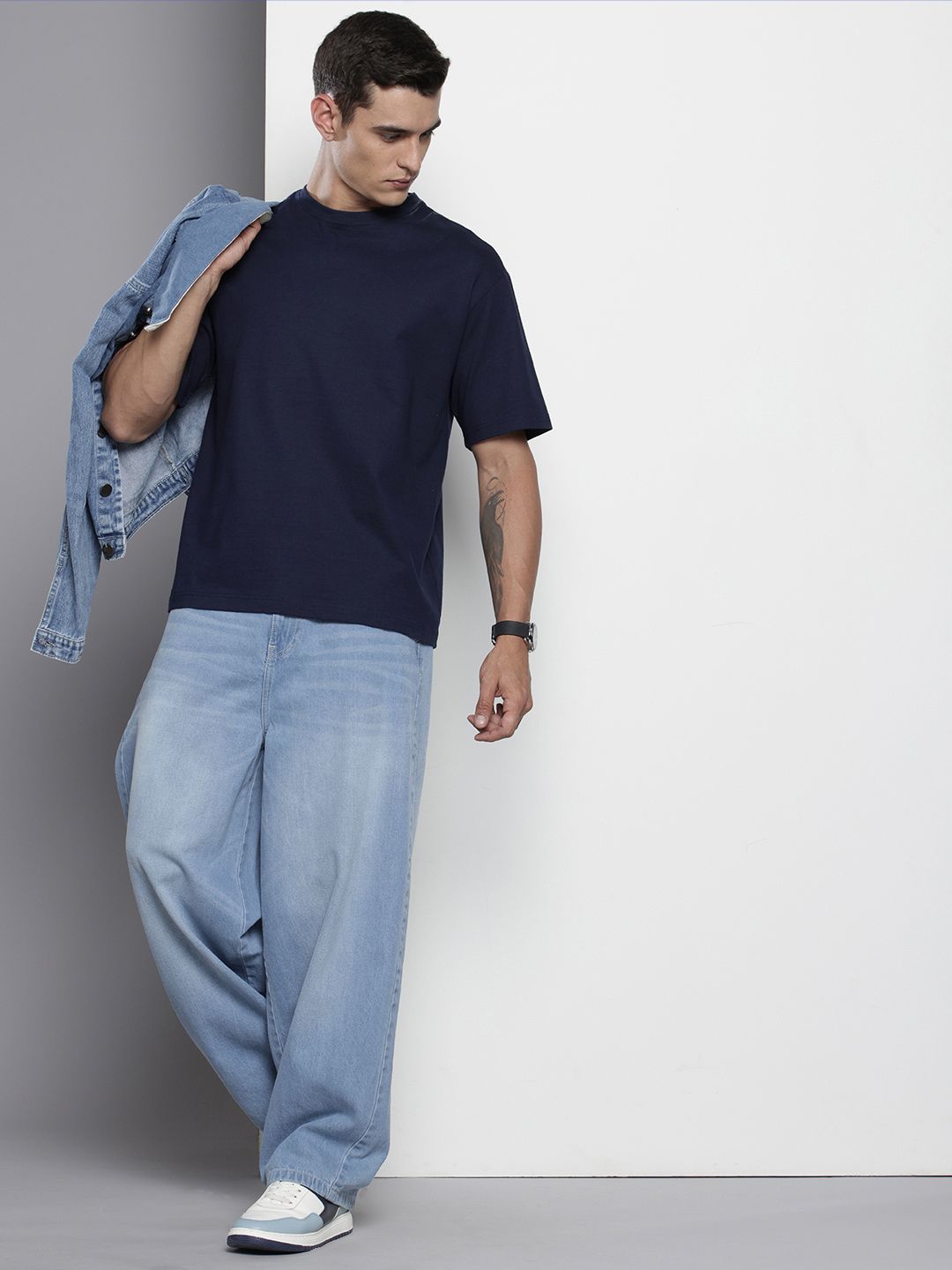 Men's Blue Regular Fit Street Jeans