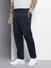 Men's Navy Relaxed Fit Casual Chinos
