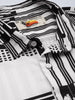 Men's Black Relaxed Fit Printed Resort Wear Shirt