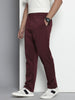 Men's Purple Relaxed Fit Casual Chinos