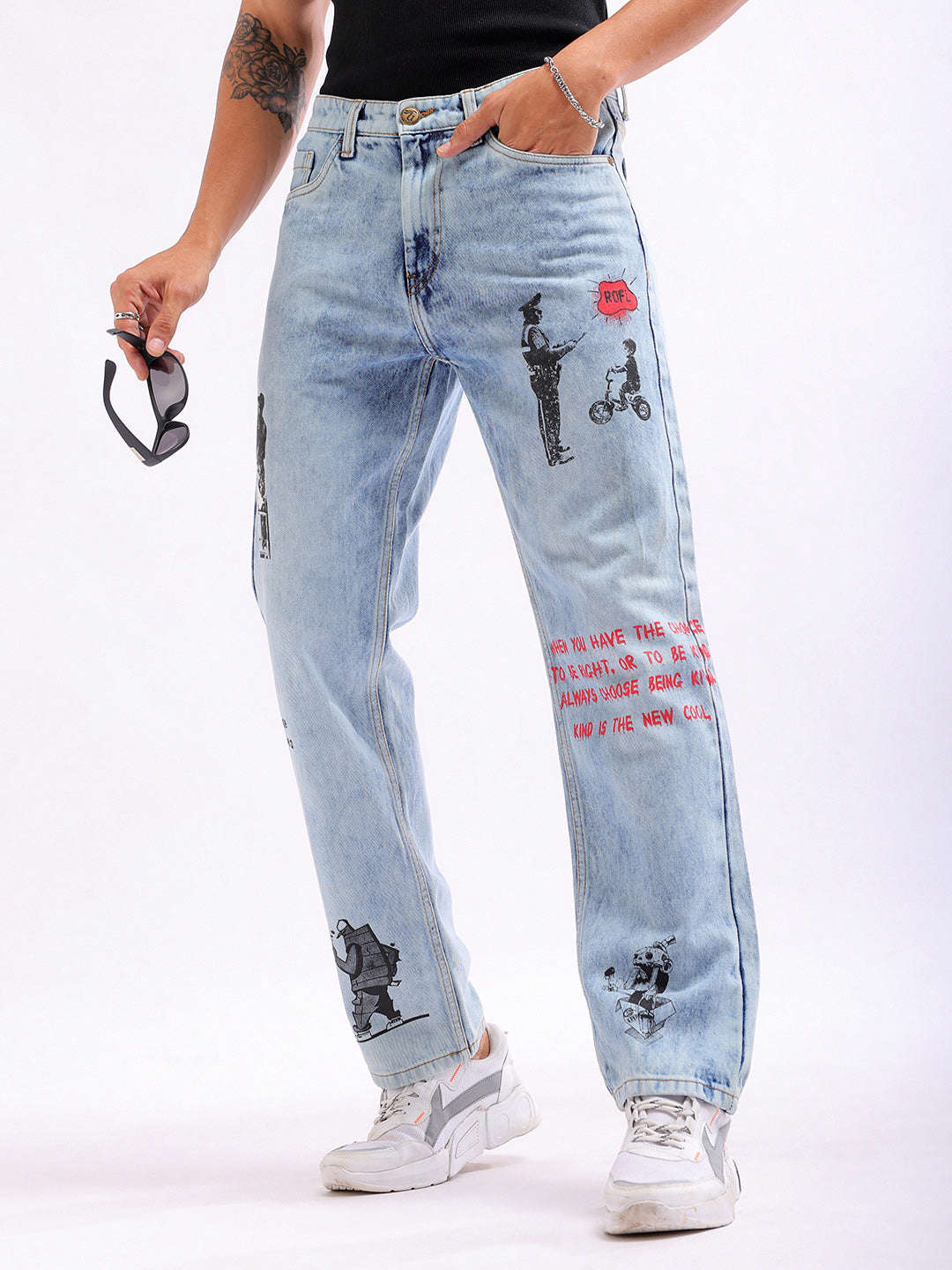Shop Men G361 Vintage Straight Fit Jeans Online.