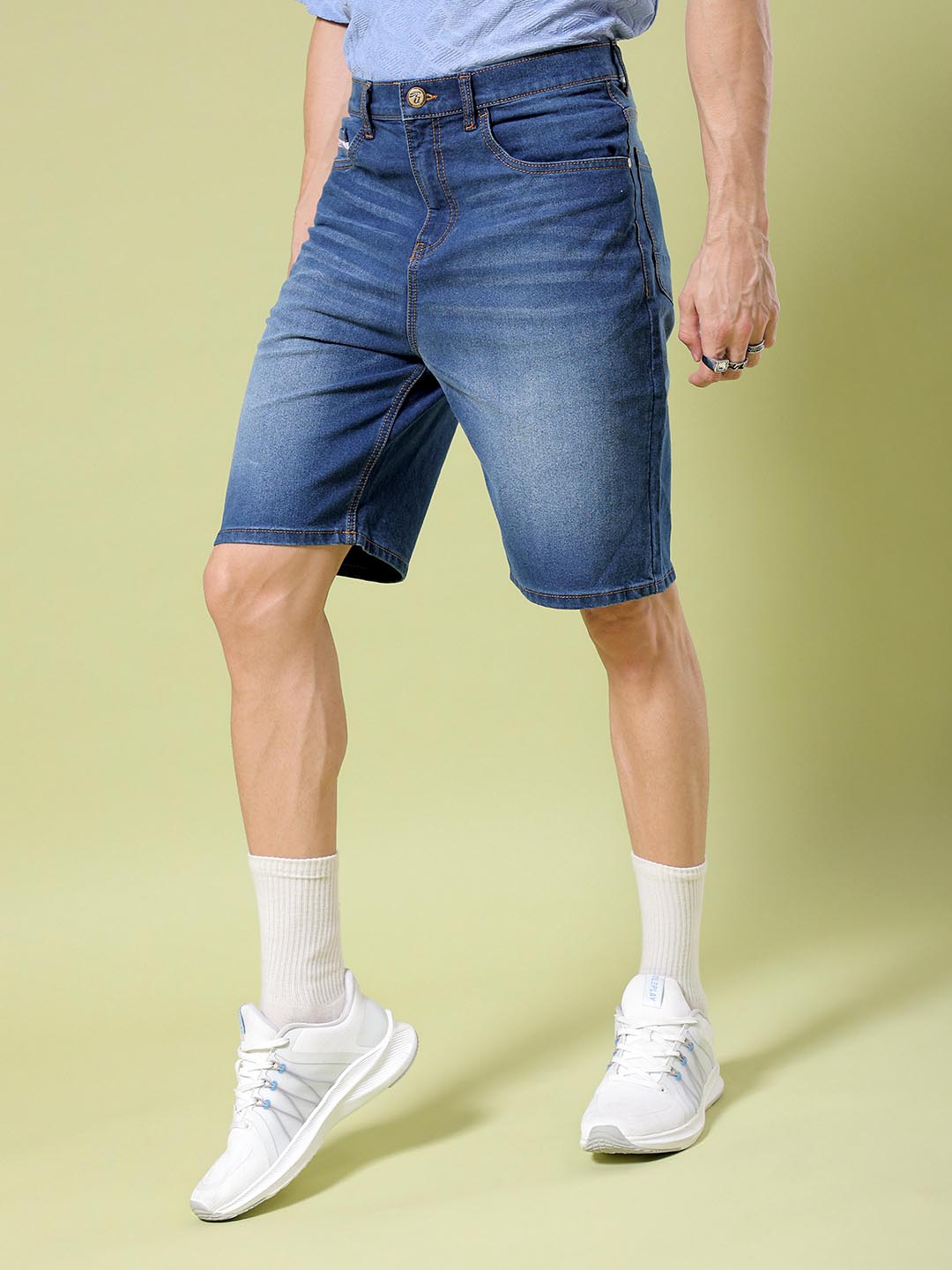 Shop Men Solid Shorts Online.