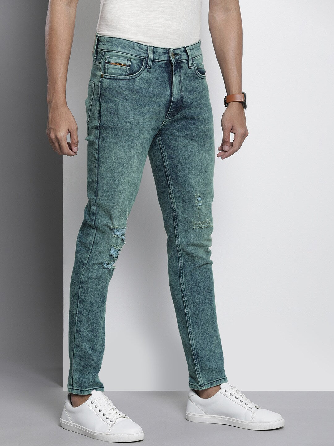 Shop Men Solid Jeans Online.