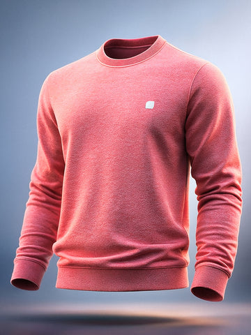 Men's Solid Regular Fit Sweatshirt