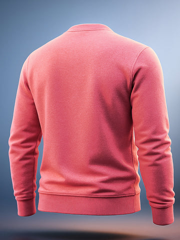 Men's Solid Regular Fit Sweatshirt