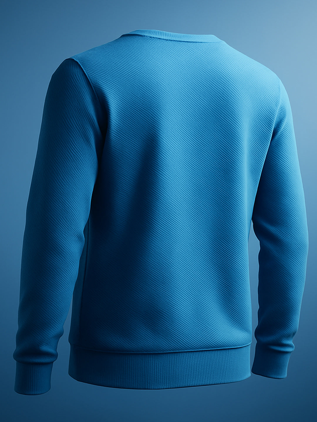 Men's Textured Regular Fit Sweatshirt