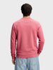 Men's Pink Regular Fit Solid Casual Sweatshirts