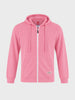 Men's Pink Regular Fit Solid Casual Sweatshirts
