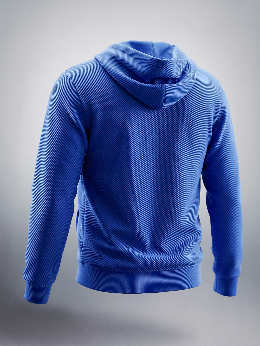 Men's Galactic Cobalt Regular Fit Solid Casual Sweat Shirt