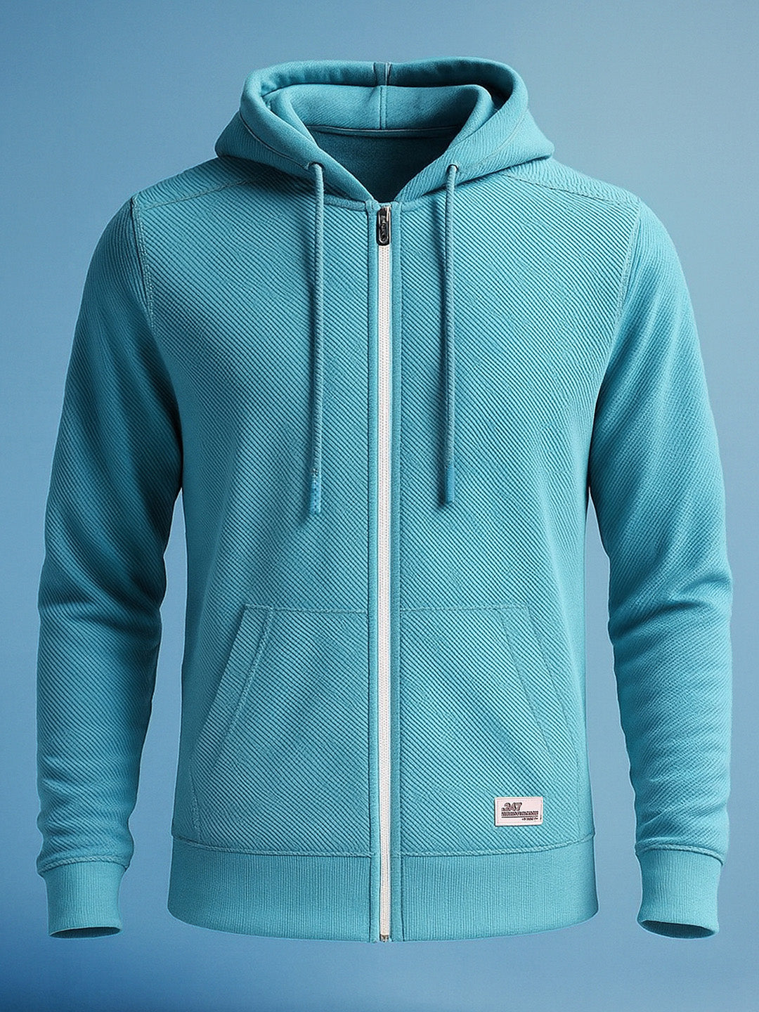 Men's Textured Regular Fit Sweatshirt