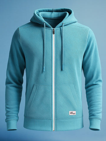 Men's Textured Regular Fit Sweatshirt