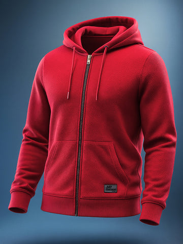 Men's Textured Regular Fit Sweatshirt