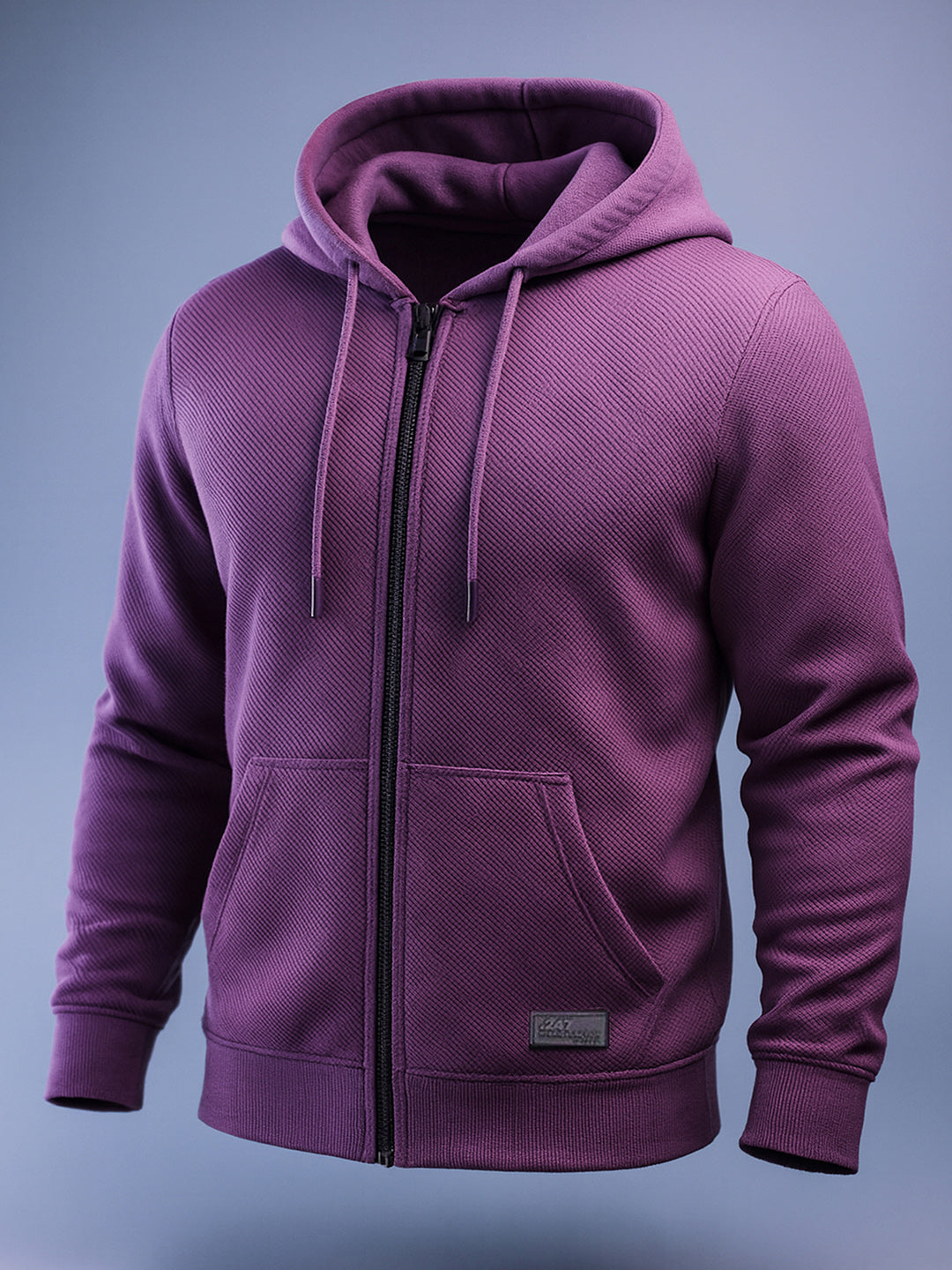 Men's Textured Regular Fit Sweatshirt