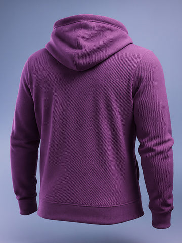 Men's Textured Regular Fit Sweatshirt