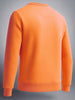 Men's Orange Regular Fit Solid Casual Sweatshirt