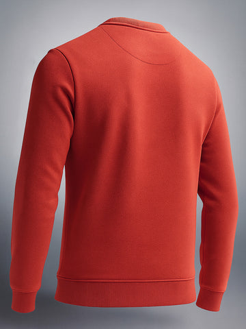 Men's Rooibos Regular Fit Solid Casual Sweat Shirt