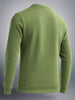 Men's Olive Regular Fit Solid Casual Sweatshirt