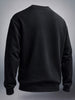 Men's Black Oversized Fit Solid Casual Sweatshirt