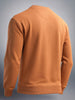 Men's Khaki Oversized Fit Solid Casual Sweatshirt